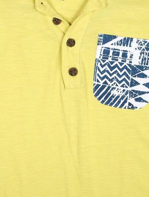 yellow cotton tshirt - 15610704 - Standard Image - 3