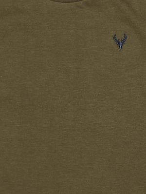 green cotton blend tshirt - 15610711 - Standard Image - 3
