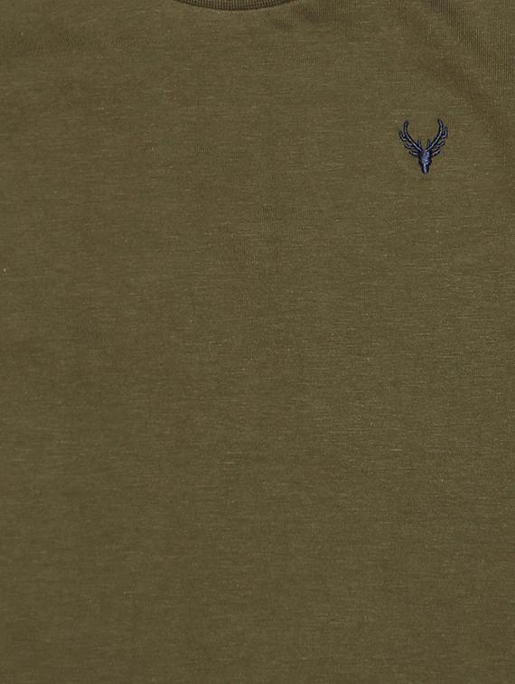 green cotton blend tshirt - 15610711 - Zoom Image - 3