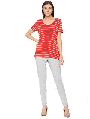 round neck stripped tee - 15610753 - Standard Image - 3