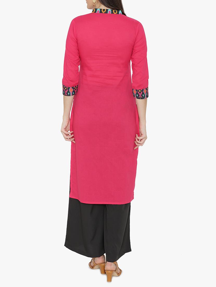 Printed straight kurta - 15611356 - Zoom Image - 3