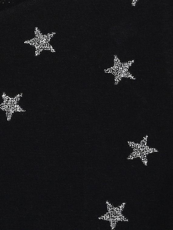 black cotton blend top - 15611468 - Zoom Image - 3