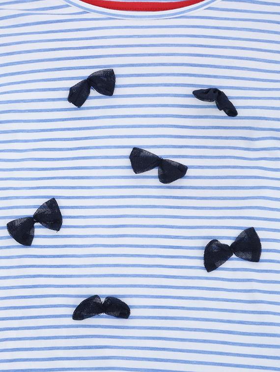 blue cotton blend top - 15611471 - Zoom Image - 3