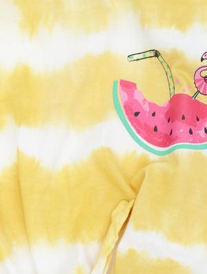yellow cotton blend top - 15611475 - Standard Image - 3
