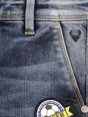 blue cotton blend jeans - 15611634 - Standard Image - 3