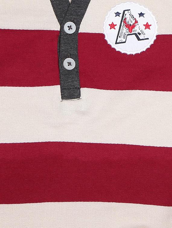 red acrylic sweatshirt - 15611715 - Zoom Image - 3