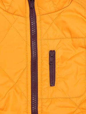 yellow polyester quilted jacket - 15611928 - Standard Image - 3