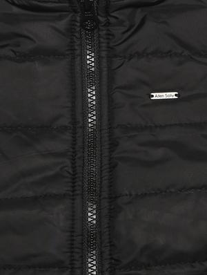 black polyester quilted jacket - 15611929 - Standard Image - 3