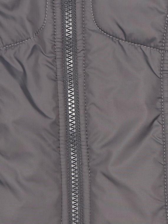 grey polyester quilted jacket - 15611935 - Zoom Image - 3