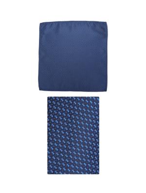 blue microfiber tie - 15612123 - Standard Image - 3