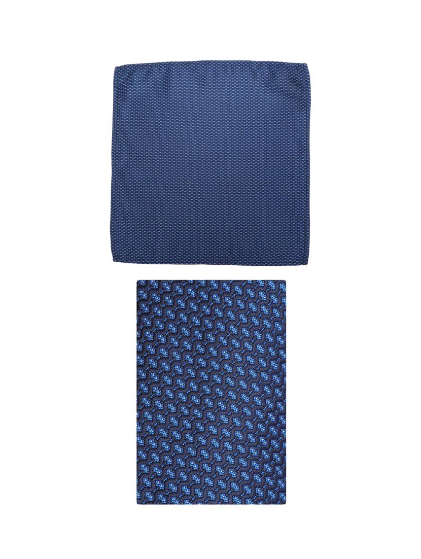 blue microfiber tie - 15612123 - Zoom Image - 3