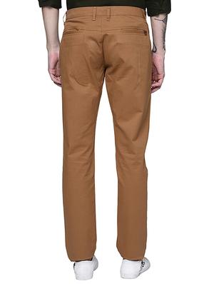 brown cotton chinos casual trouser - 15612305 - Standard Image - 3