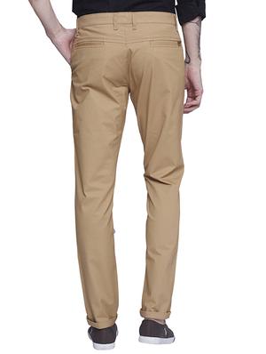 brown cotton chinos casual trouser - 15612306 - Standard Image - 3