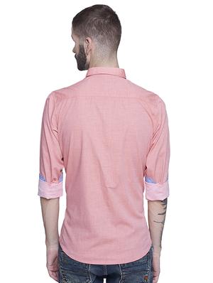 pink cotton casual shirt - 15612310 - Standard Image - 3