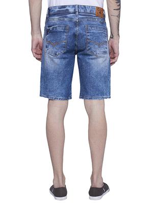 blue denim shorts - 15612320 - Standard Image - 3