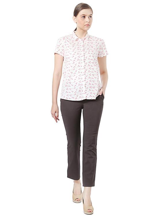 short sleeved printed shirt - 15612781 - Zoom Image - 3