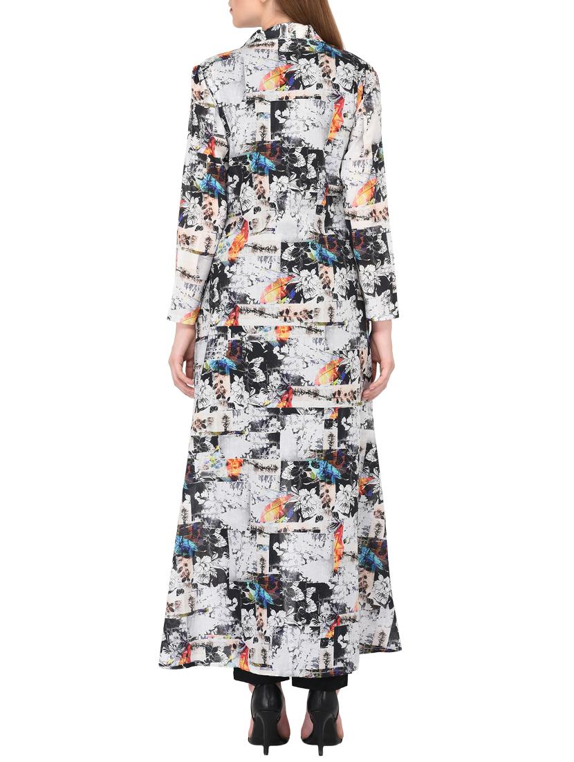 shirt collared abstract print shrug - 15612874 - Zoom Image - 3