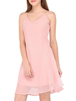 criss cross back detail a-line dress - 15612878 - Standard Image - 3