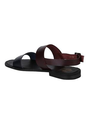 brown Leather back strap sandals - 15613043 - Standard Image - 3