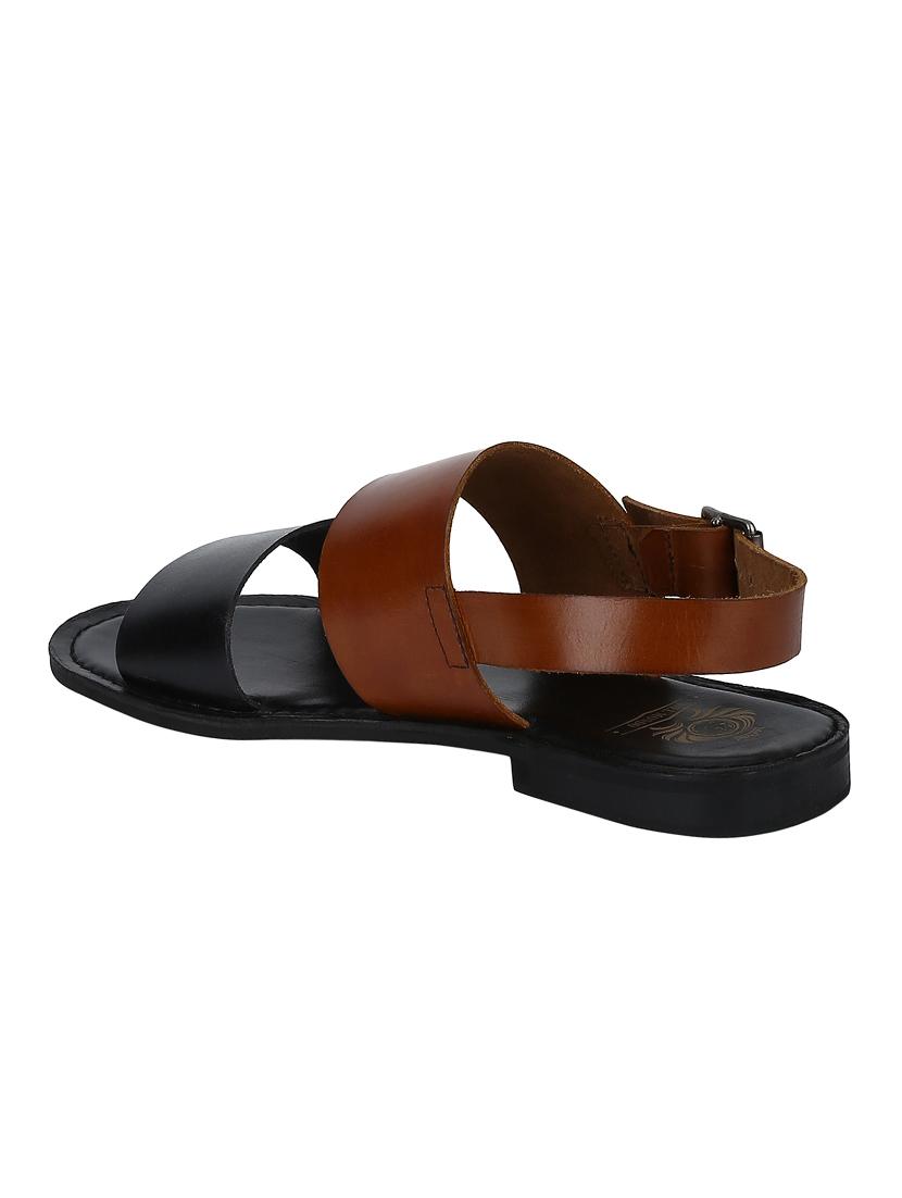 tan Leather back strap sandals - 15613046 - Zoom Image - 3