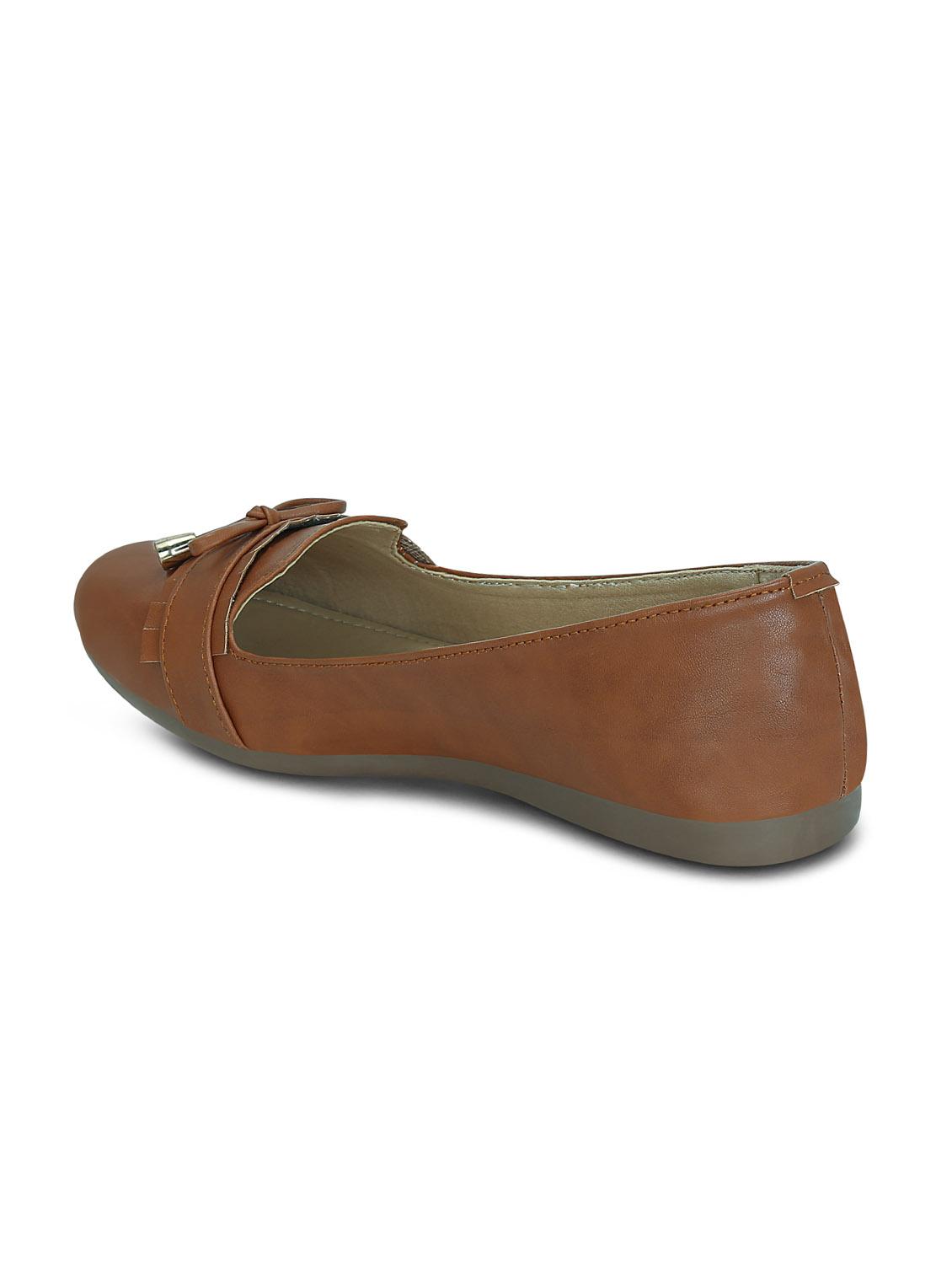 brown slip on ballerinas - 15613111 - Zoom Image - 3