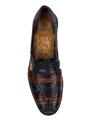 multi colored Leather slip on sandals - 15613168 - Standard Image - 3