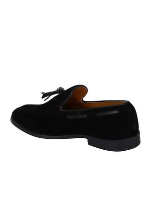 black Suede tassel slipons - 15613171 - Standard Image - 3