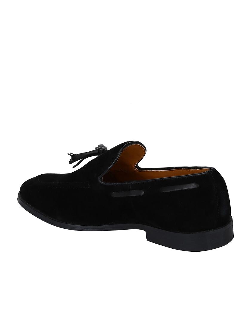 black Suede tassel slipons - 15613171 - Zoom Image - 3