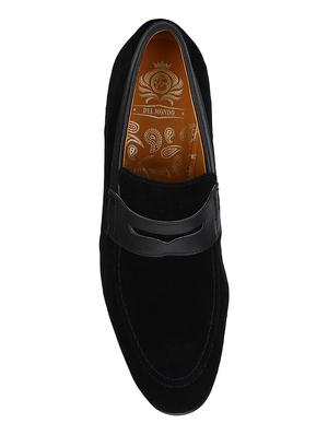black Suede casual slipons - 15613174 - Standard Image - 3