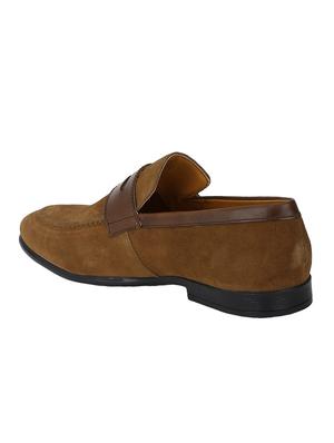 tan Suede casual slip ons - 15613175 - Standard Image - 3