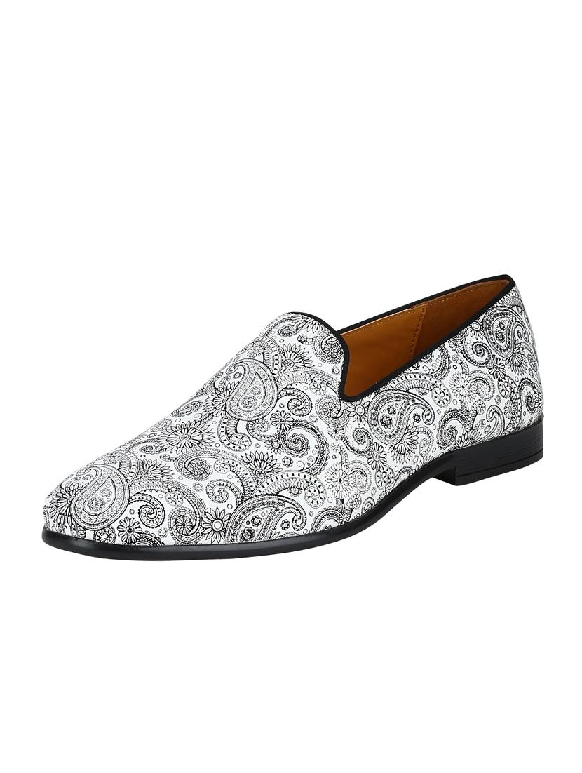 white Leather casual slip ons - 15613181 - Zoom Image - 3