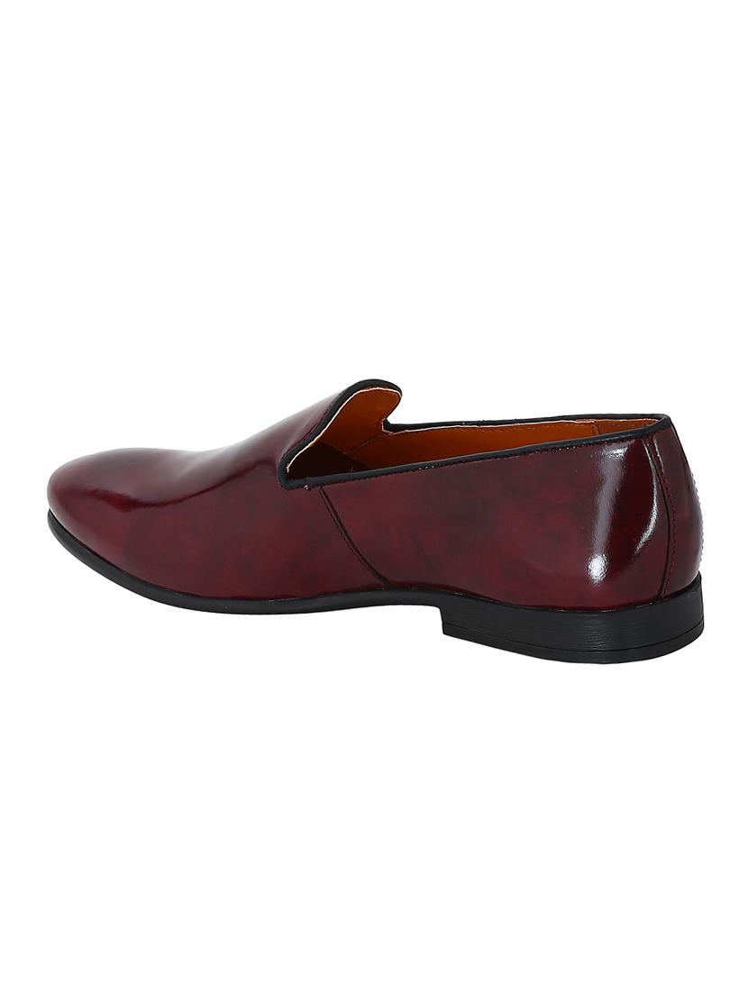 maroon Patent Leather slip ons - 15613185 - Zoom Image - 3