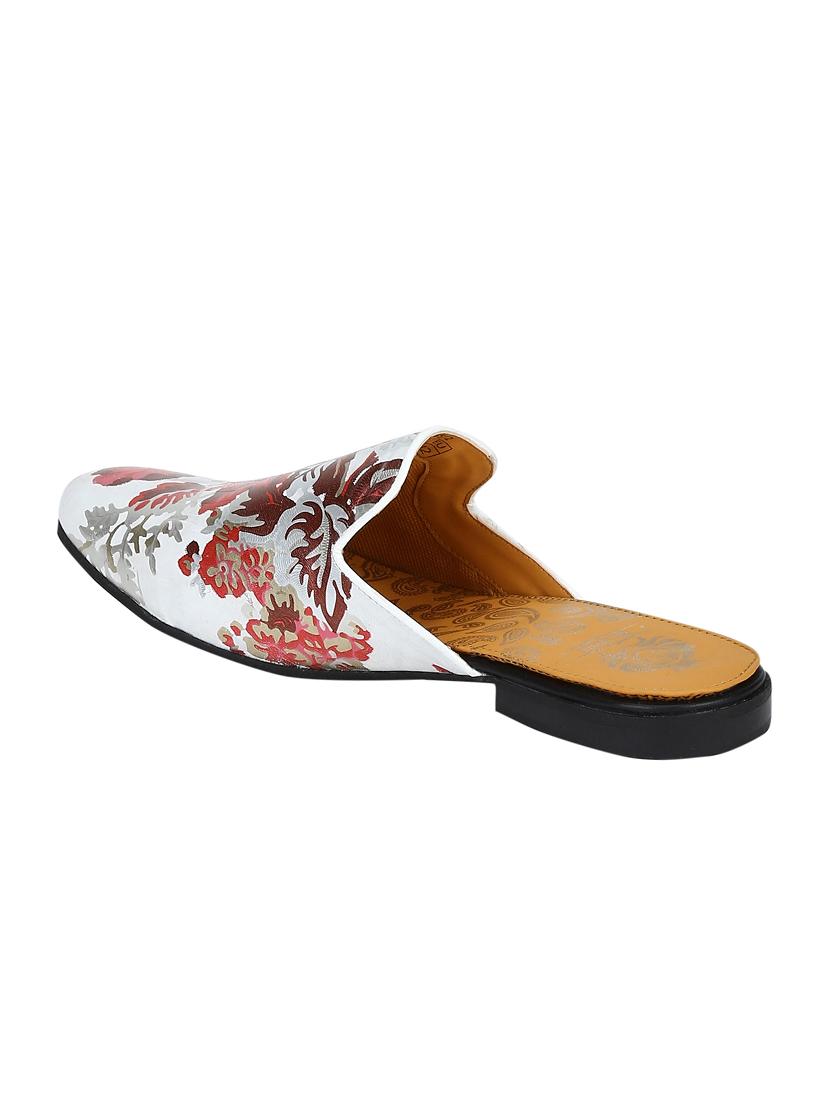 white Leather slip on mules - 15613200 - Zoom Image - 3