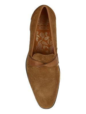 tan Suede casual slip ons - 15613215 - Standard Image - 3