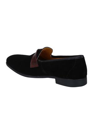 black Suede casual slipons - 15613216 - Standard Image - 3
