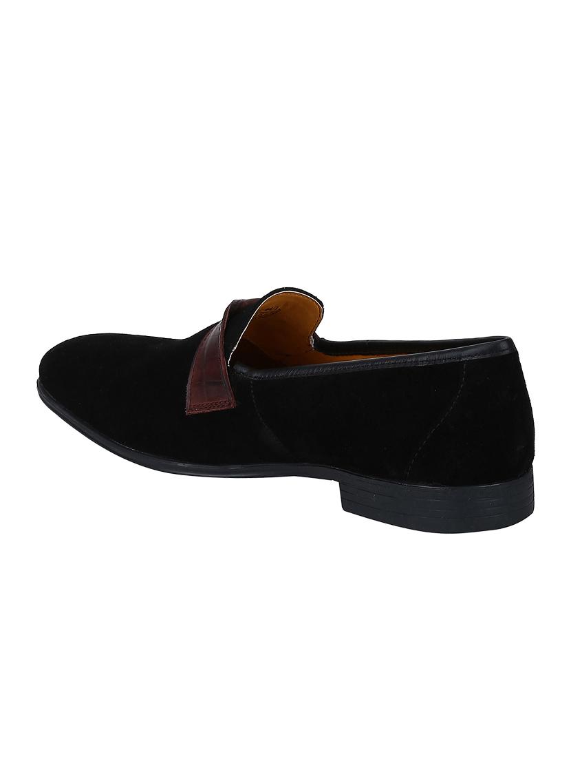 black Suede casual slipons - 15613216 - Zoom Image - 3