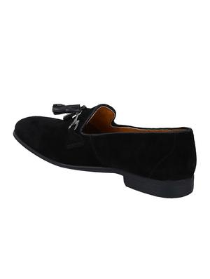 black Suede casual slipons - 15613217 - Standard Image - 3