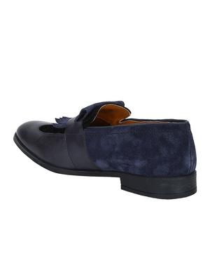 blue Suede casual slip ons - 15613242 - Standard Image - 3
