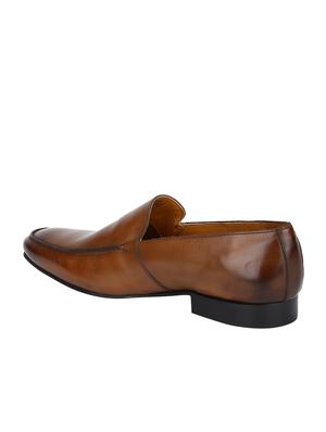 tan Leather casual slip ons - 15613244 - Standard Image - 3