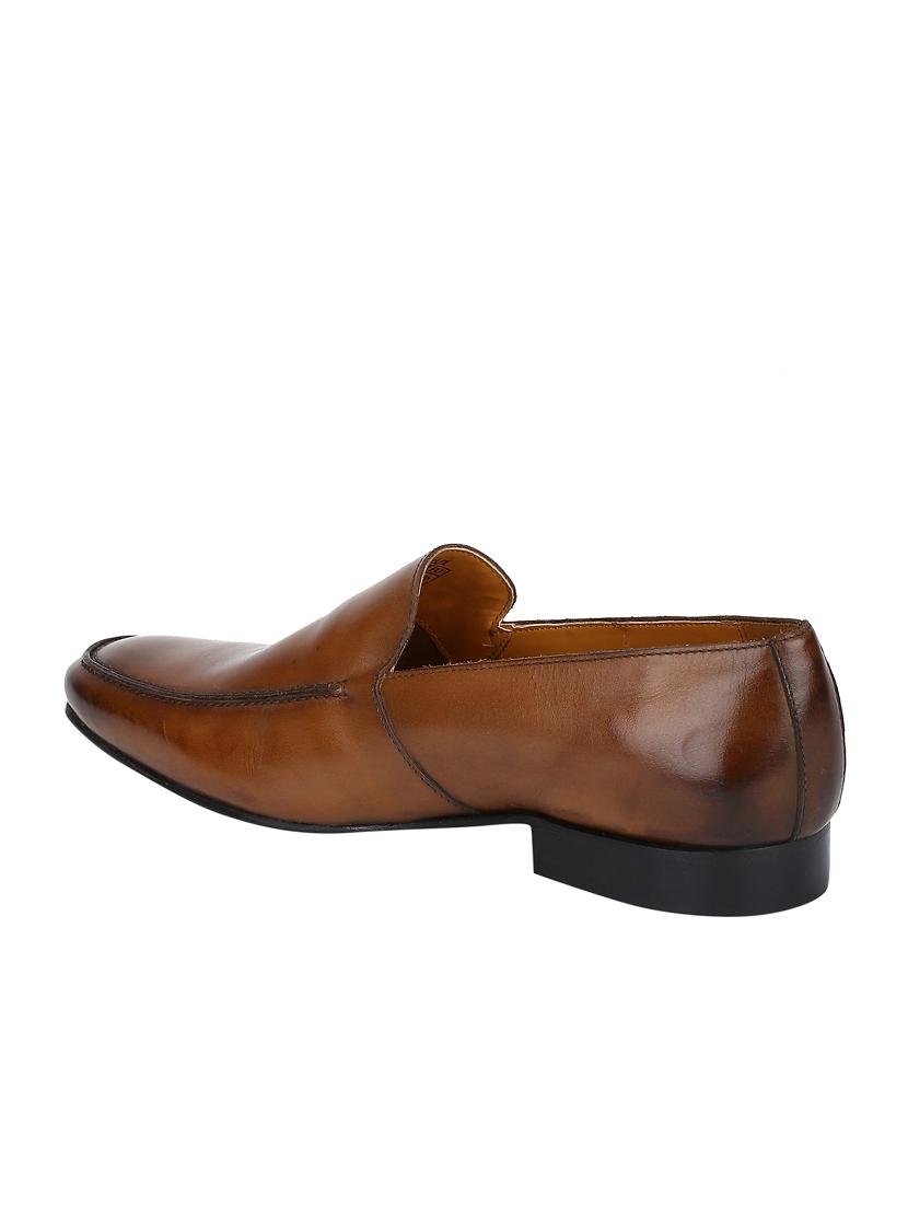 tan Leather casual slip ons - 15613244 - Zoom Image - 3