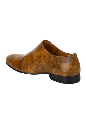 tan Leather lace-up oxfords - 15613337 - Standard Image - 3