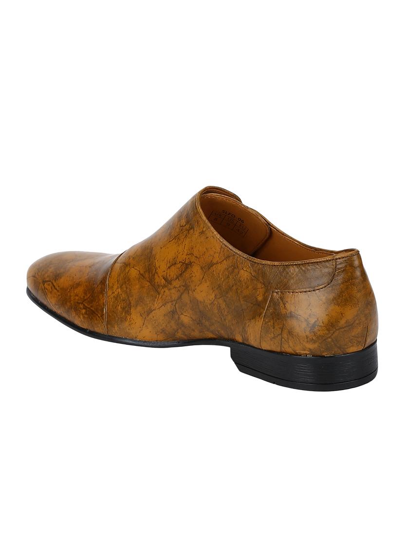tan Leather lace-up oxfords - 15613337 - Zoom Image - 3