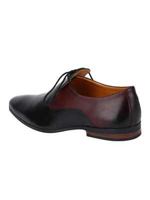 black Leather formal slip ons - 15613352 - Standard Image - 3