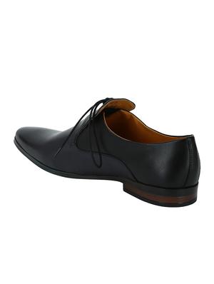 black Leather formal slip ons - 15613354 - Standard Image - 3