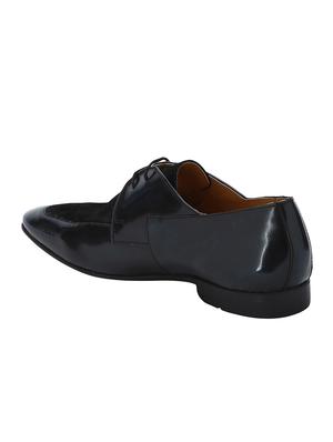 navy Patent Leather lace-up derbys - 15613357 - Standard Image - 3