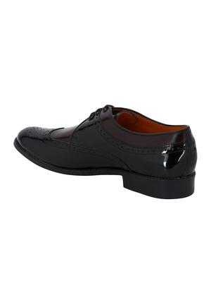 black Patent Leather lace-up derbys - 15613358 - Standard Image - 3