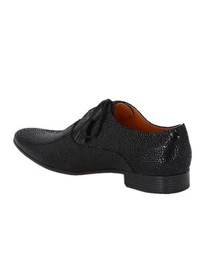 black Leather lace-up oxfords - 15613372 - Standard Image - 3