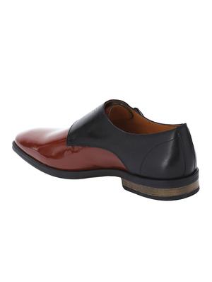 tan Patent Leather slip on monk straps - 15613375 - Standard Image - 3