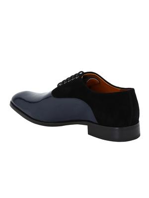 black Patent Leather lace-up oxfords - 15613383 - Standard Image - 3