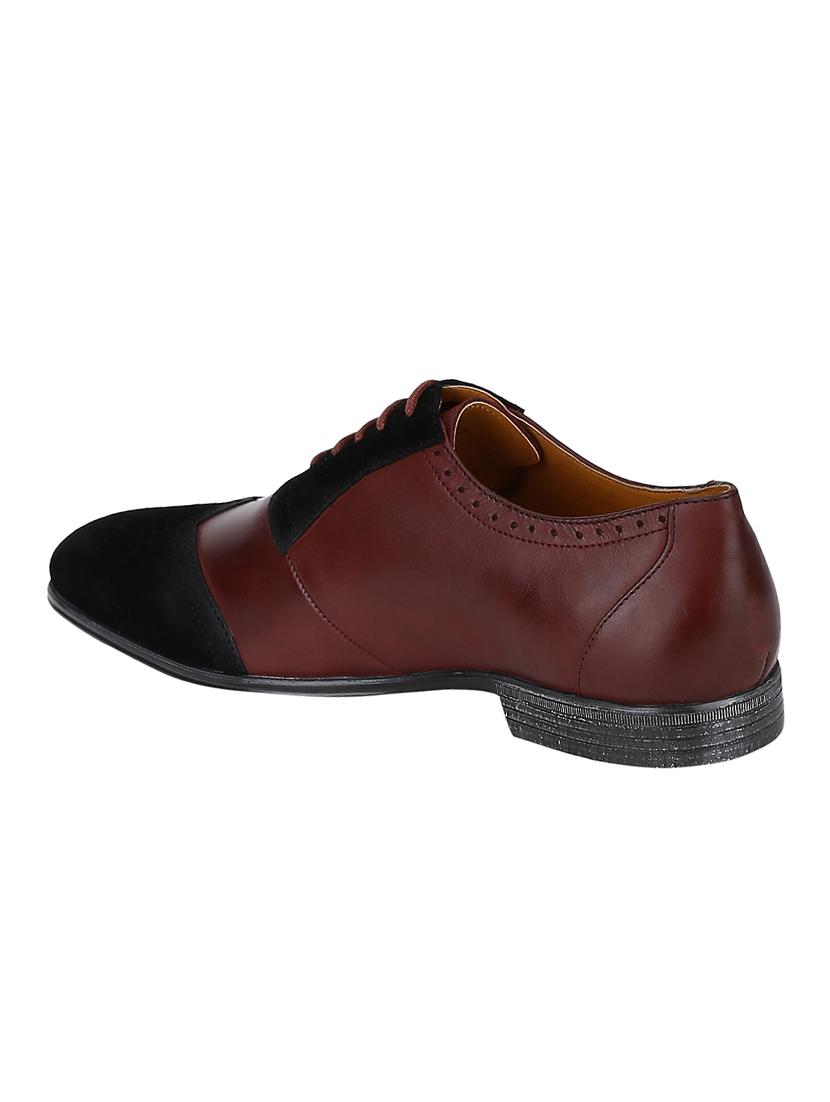 brown Leather lace-up brouges - 15613392 - Zoom Image - 3